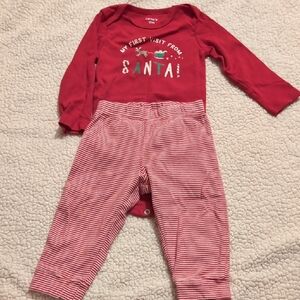 Carter's Red and White Matching Set for Festive Occasions